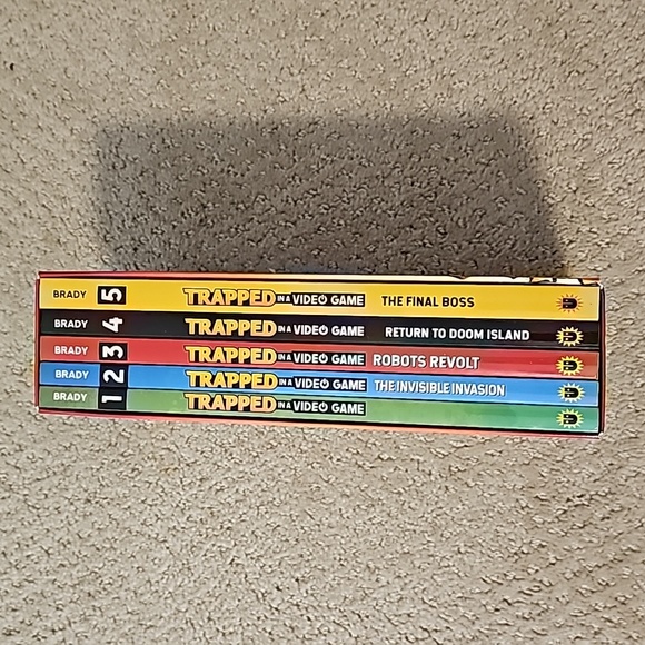 Like new. Trapped in a Video Game- complete series by Dustin Brady - Picture 2 of 3